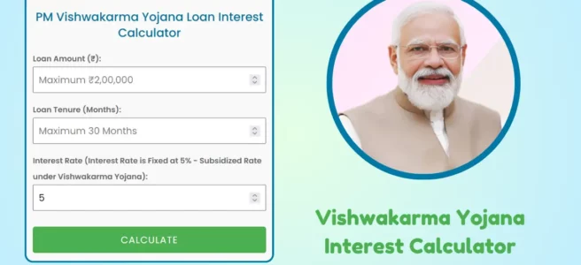 PM Vishwakarma Yojana Loan Interest Calculator