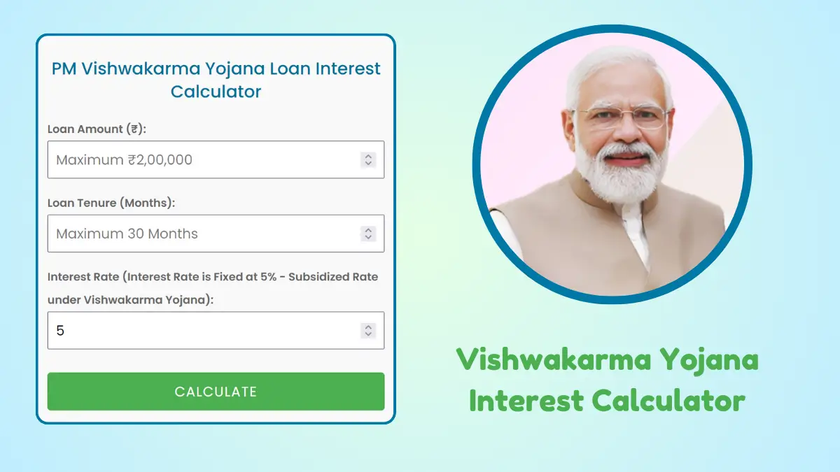 PM Vishwakarma Yojana Loan Interest Calculator