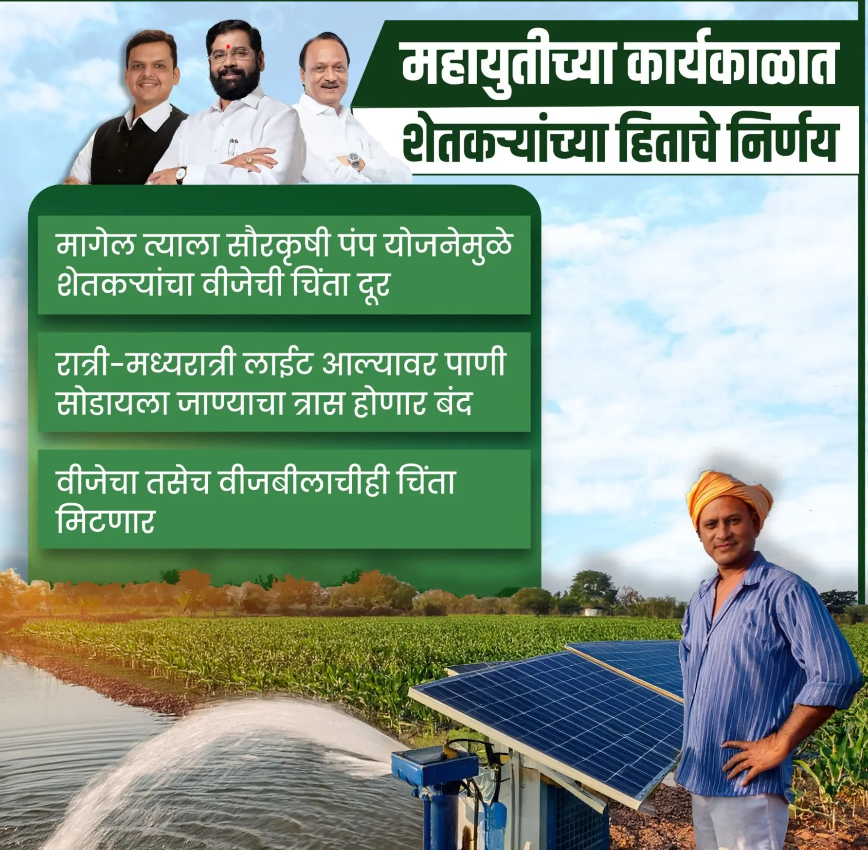 Magel Tyala Solar Agriculture Pump Scheme