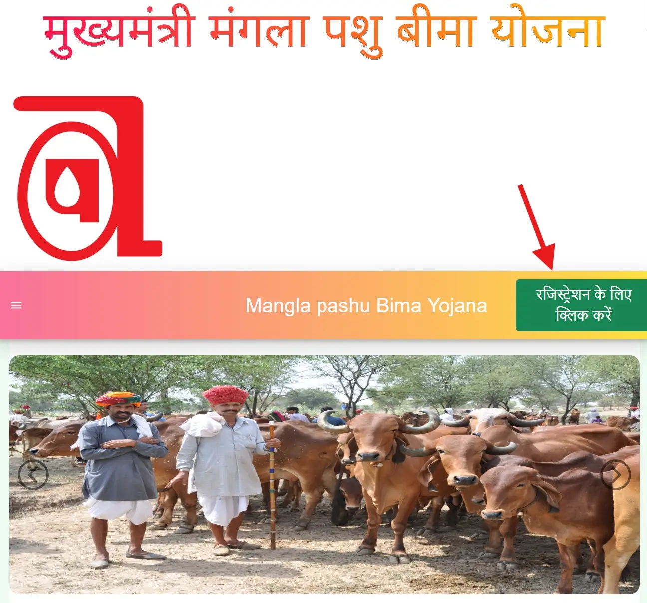 Mangla Pashu Bima Yojana Registration Link