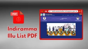 Indiramma Illu List PDF