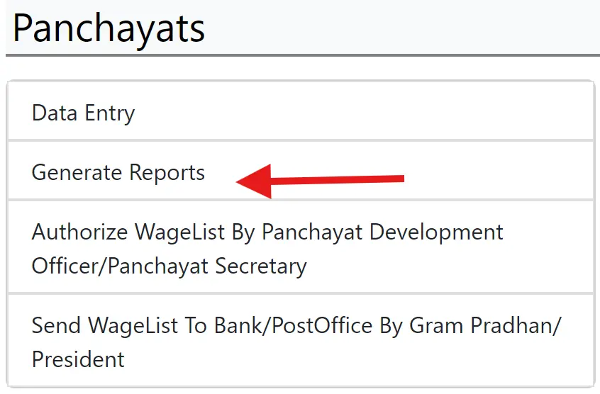 Generate Reports