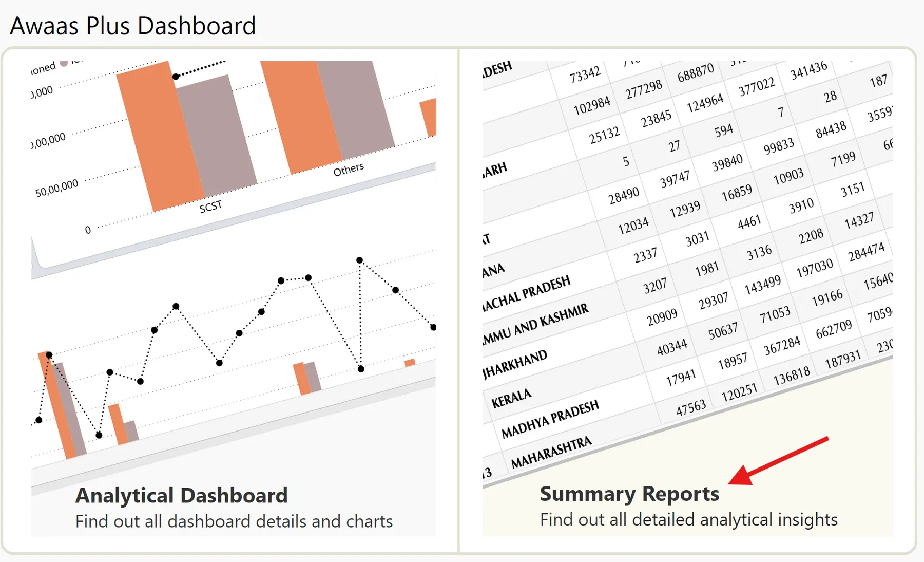 Awas Plus Summary Reports