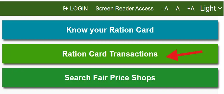 Ration Card Transactions